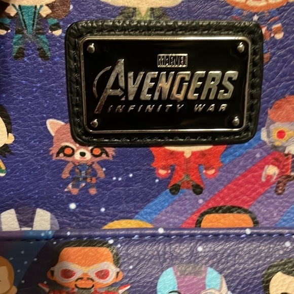 Loungefly Marvel Avengers: Infinity War Chibi Character Mini Backpack - Picture 3 of 13
